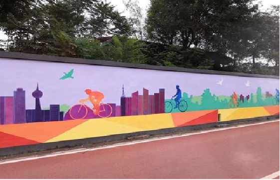 阿坝州墙体彩绘-围墙