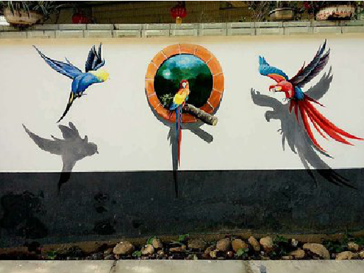 阿坝州视觉错位-3D墙绘设计