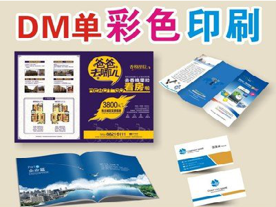 阿坝州单页印刷，色彩搭配简单。